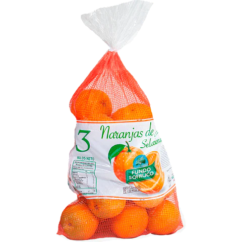 Suco de laranja em malha 3 kg