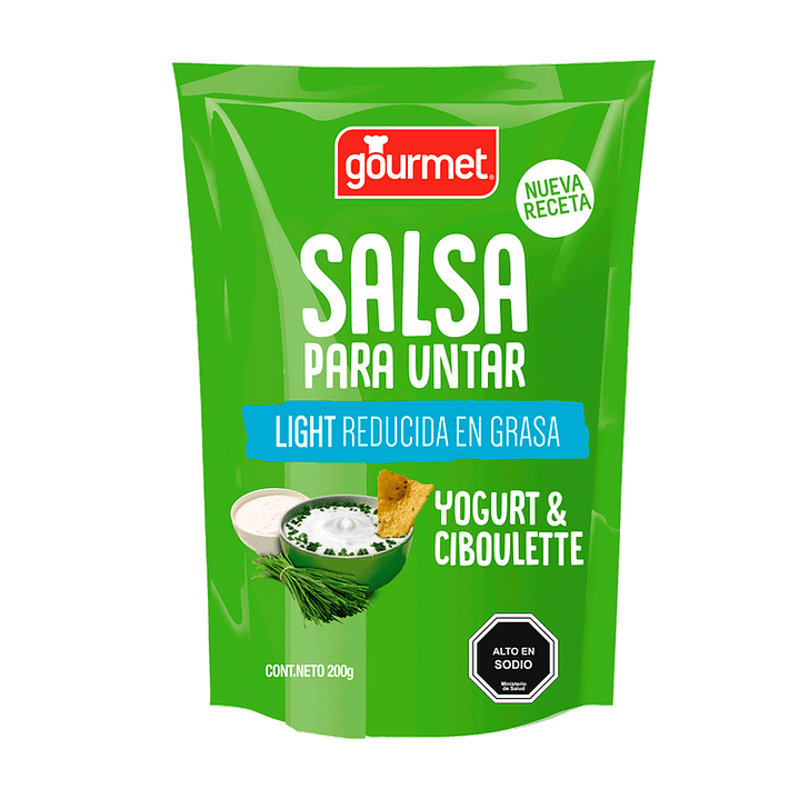 Salsa para Untar Gourmet 200 g, Yoghurt y Ciboulette 1