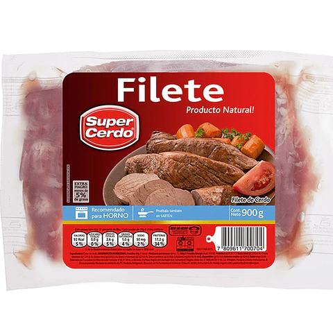 Pork fillet display 900 g