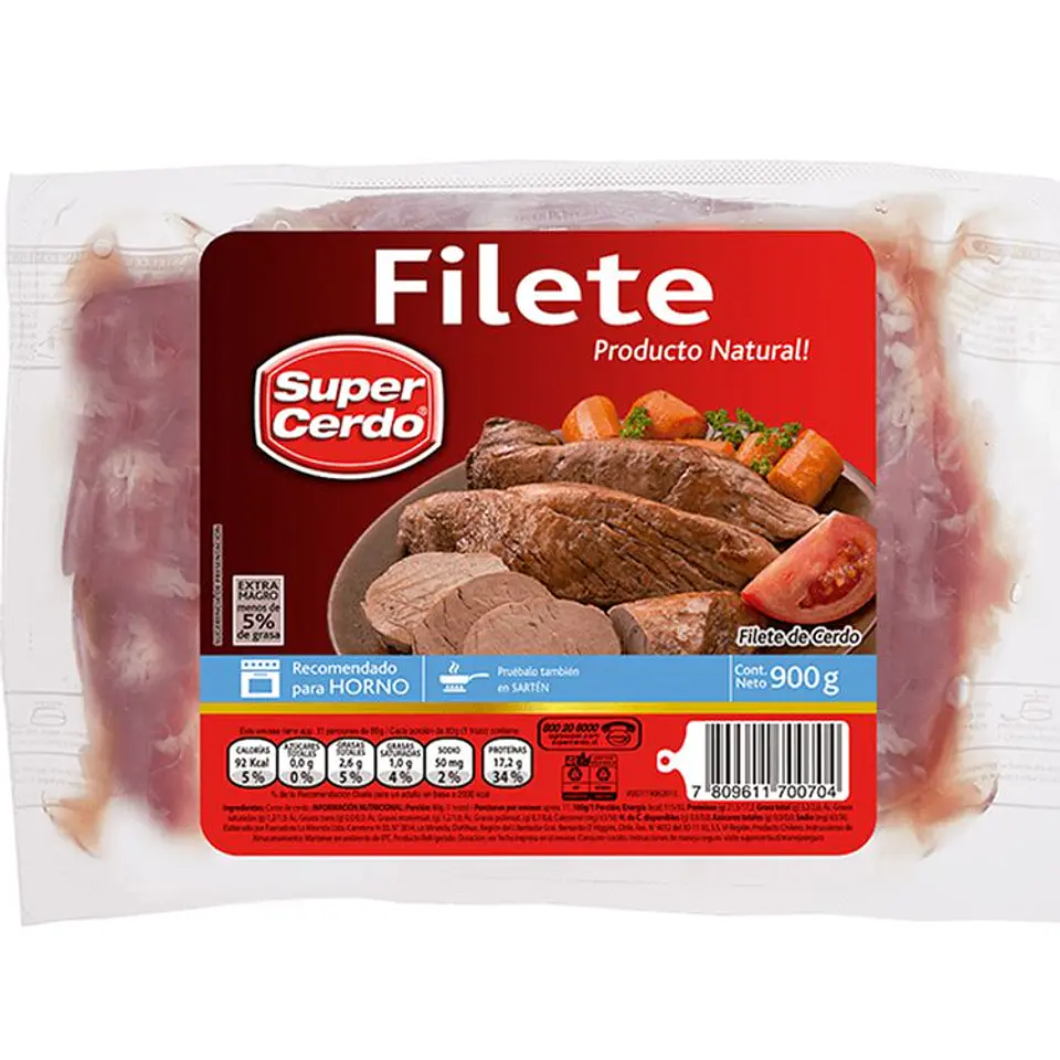 Pork fillet display 900 g 1