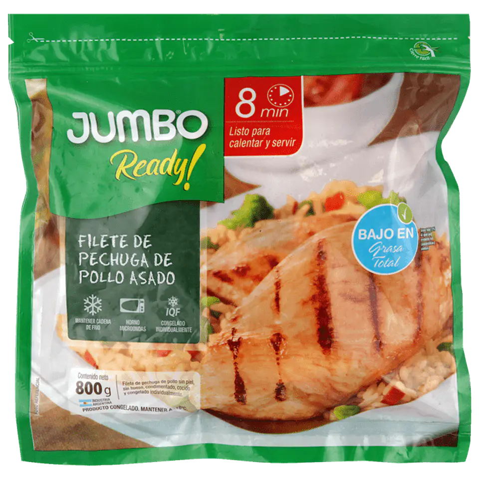 Filete de pollo asado Ready! 800 g 1