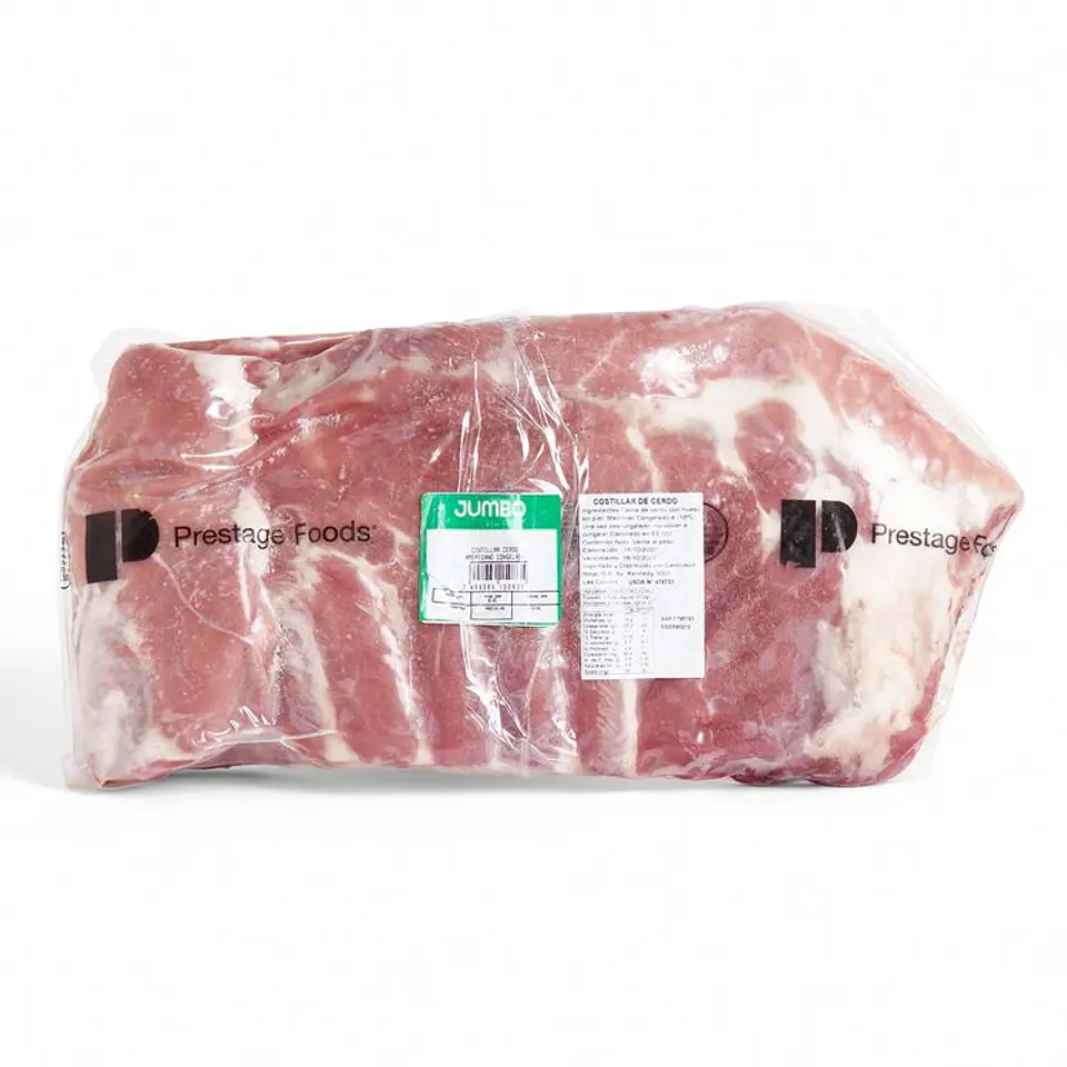 Frozen American pork ribs kg 1
