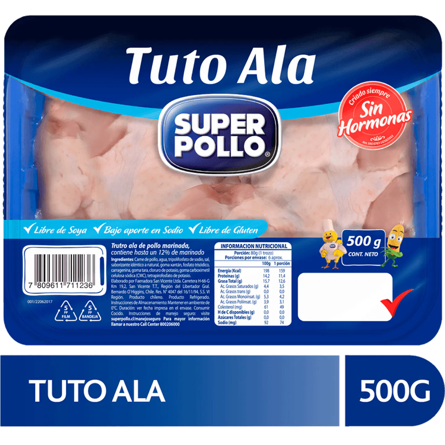 Chicken wing patty 500 g 1