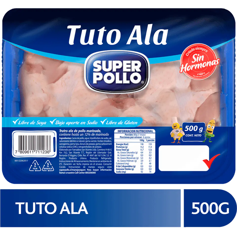 Chicken wing patty 500 g 1