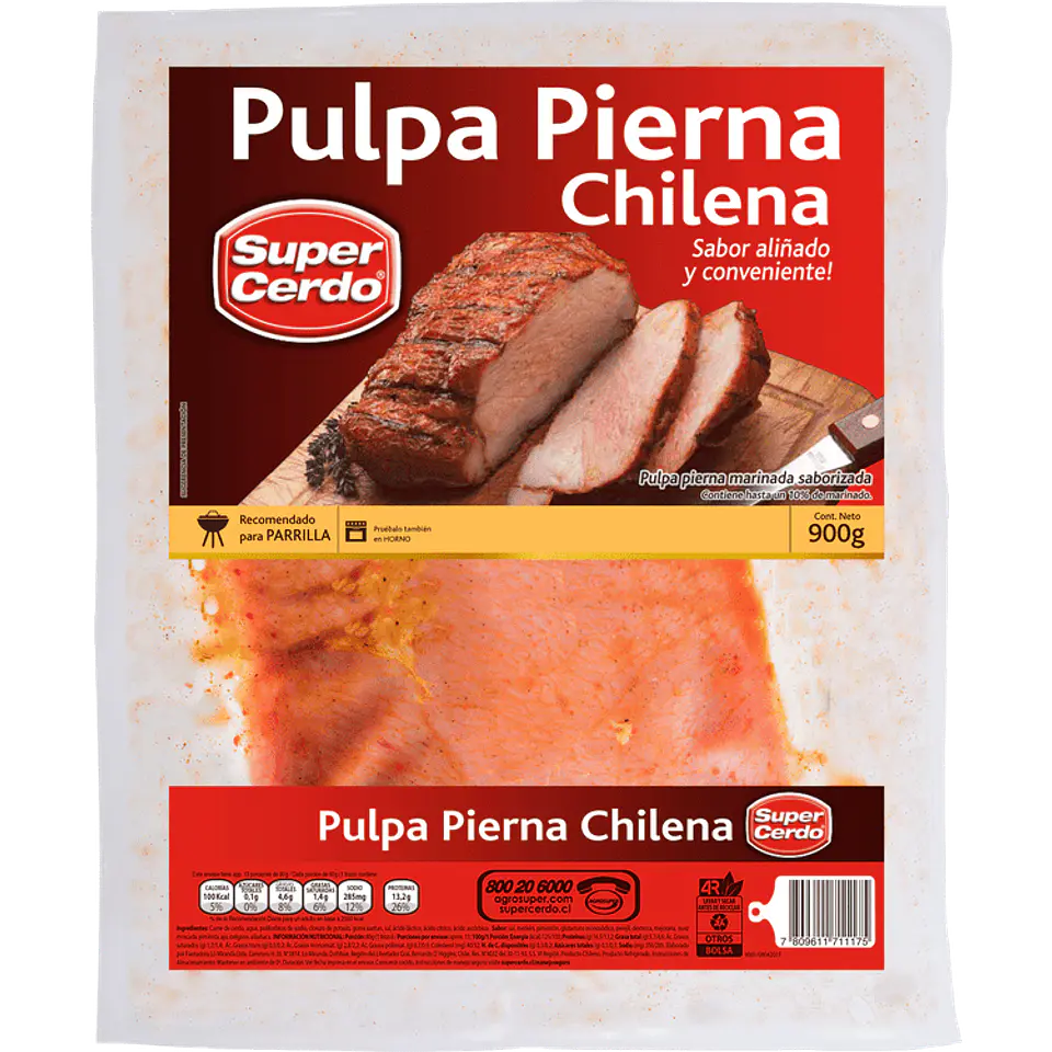 Chilean style pulp 900 g 1