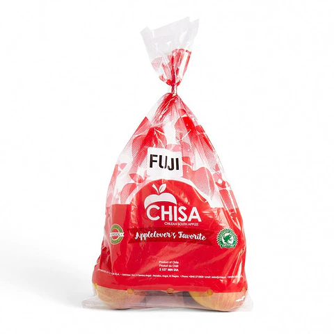 Maçã Fuji exportação em saco 1 kg
