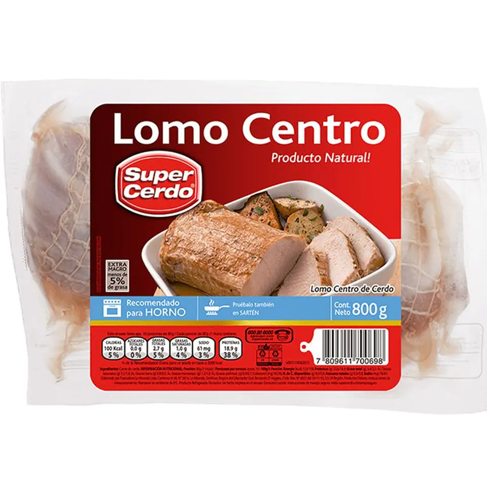 Center loin display 800 g 1