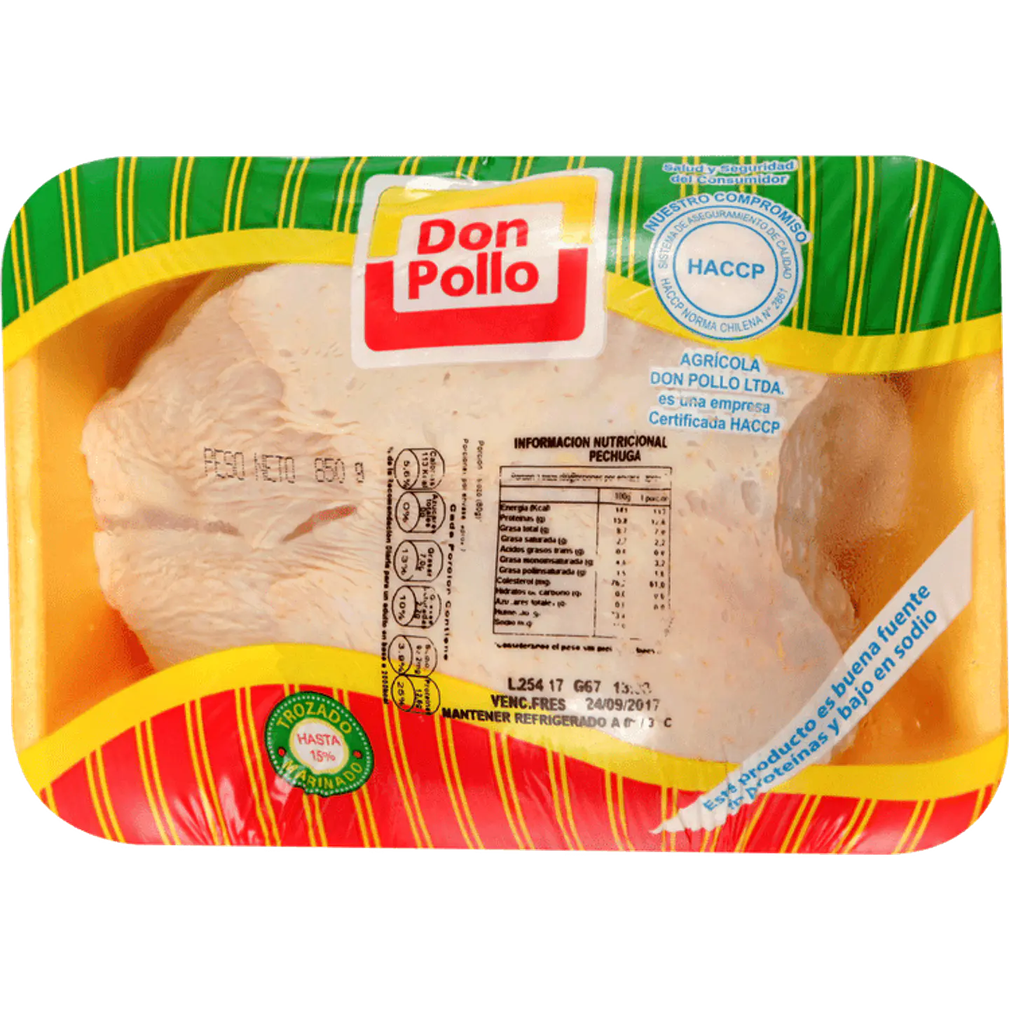 Don Pollo Whole Chicken Breast Packaged 1