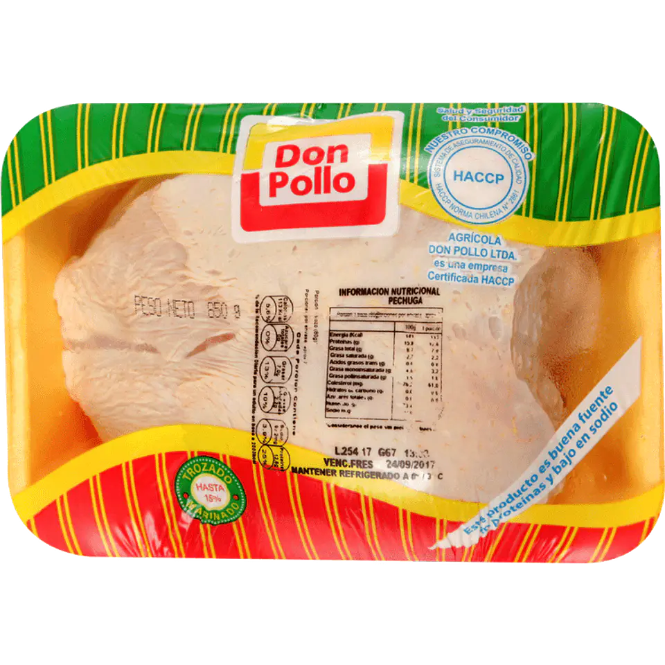 Don Pollo Whole Chicken Breast Packaged 1