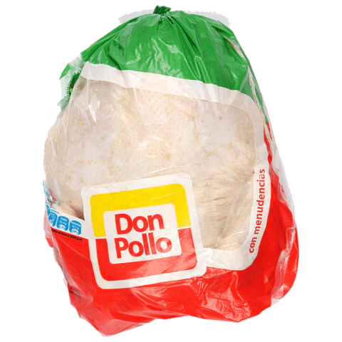 Pollo Entero con Menudencias Don Pollo envasado