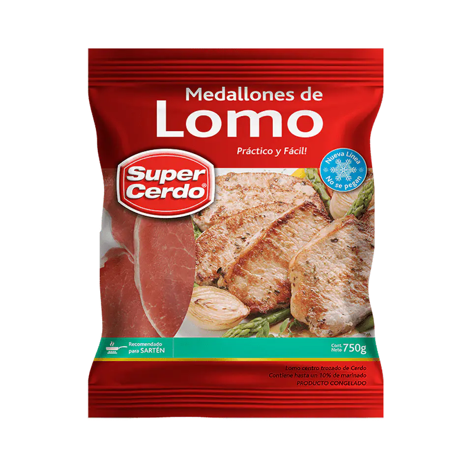 Pork loin medallions 750 g 1