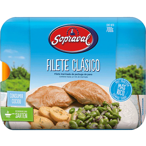 Filé de Peru Sopraval 700 g