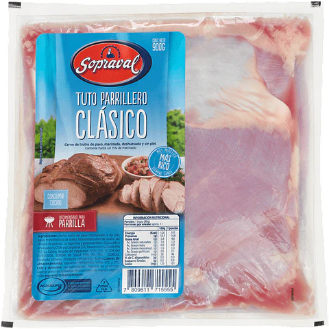 Trutro de Pavo Parrillero Sopraval 900 g