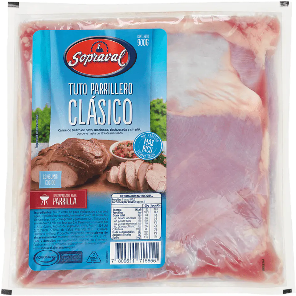 Perna de Peru Grelhada Sopraval 900 g 1