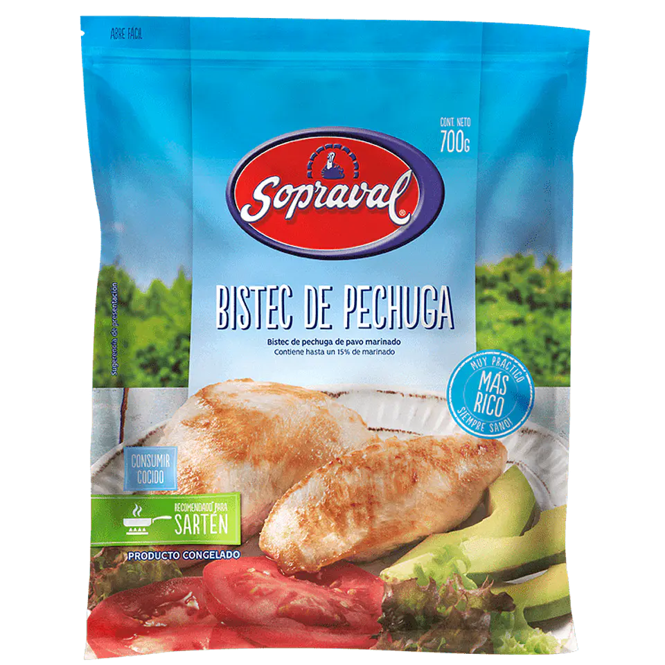 Bistec de pavo Sopraval 700 g 1