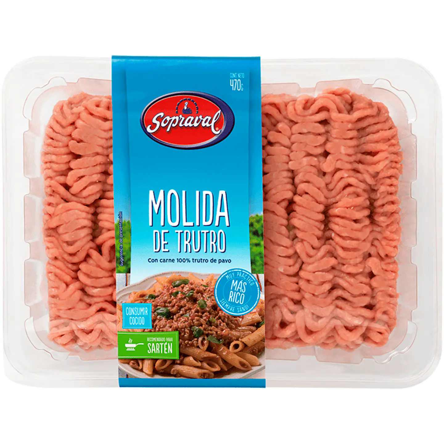 Peru Moído Tuto 6% gordura Sopraval 470 g 1