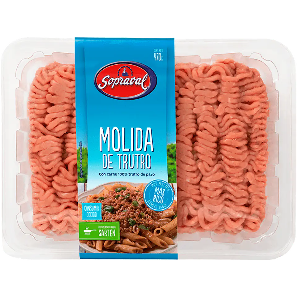 Peru Moído Tuto 6% gordura Sopraval 470 g 1