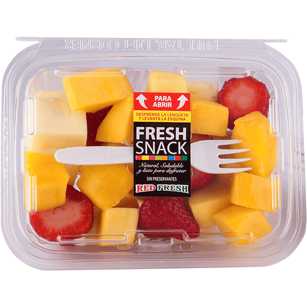 Shopped fruit mix Mango-Strawberry-Pineapple 400 g 1