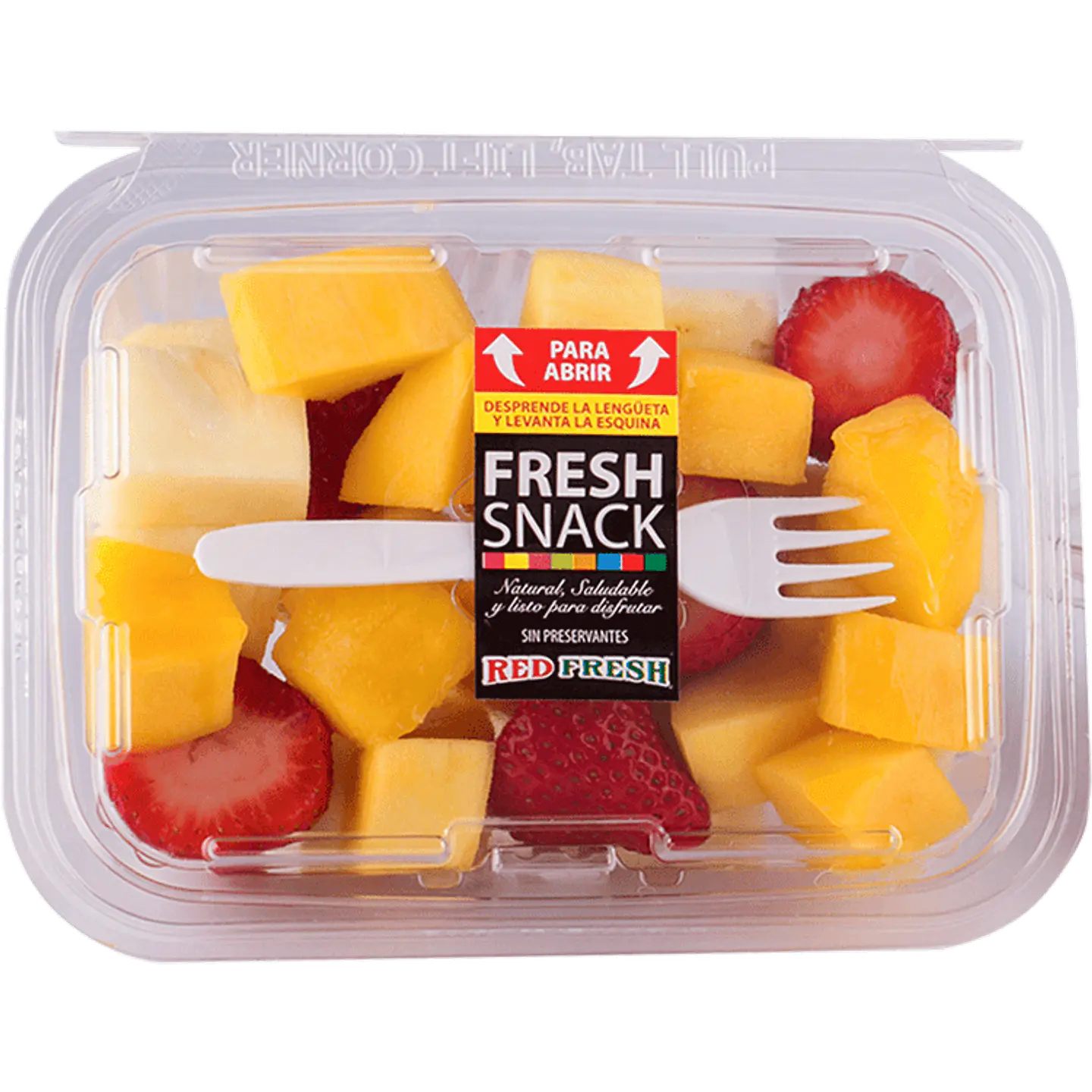 Mix de frutas compradas Manga-Morango-Abacaxi 400 g 1