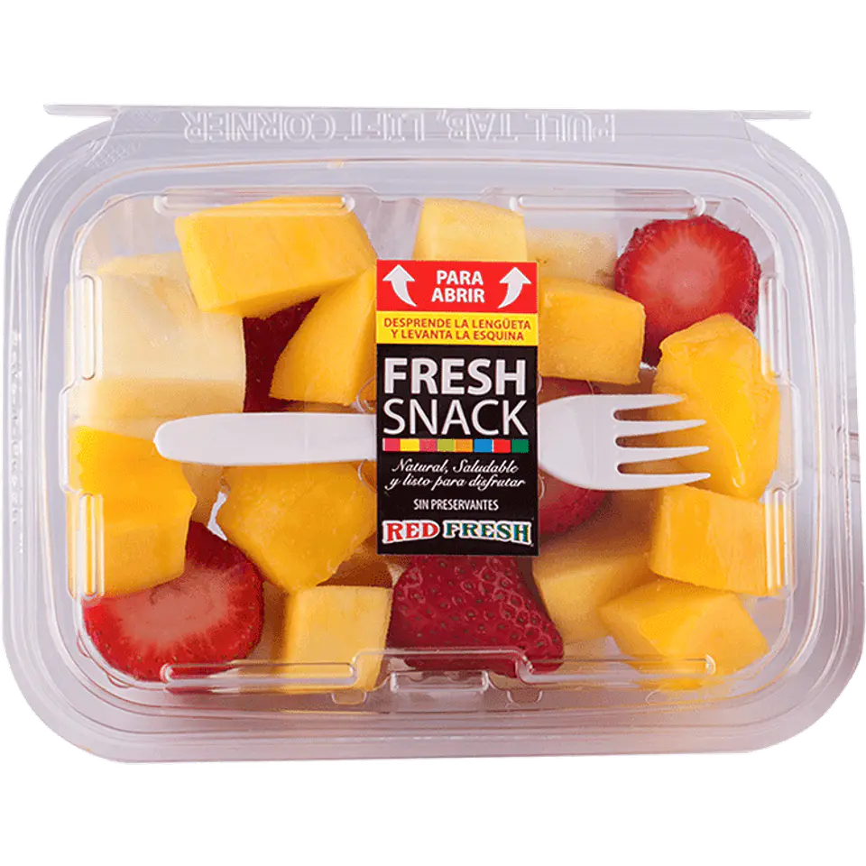 Mix de frutas compradas Manga-Morango-Abacaxi 400 g 1