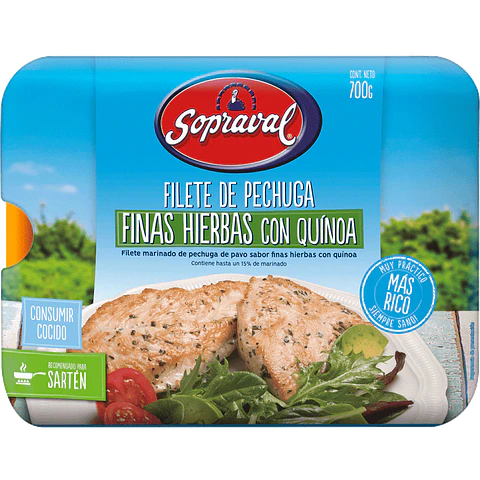 Sopraval fine herbs turkey fillet 700 g