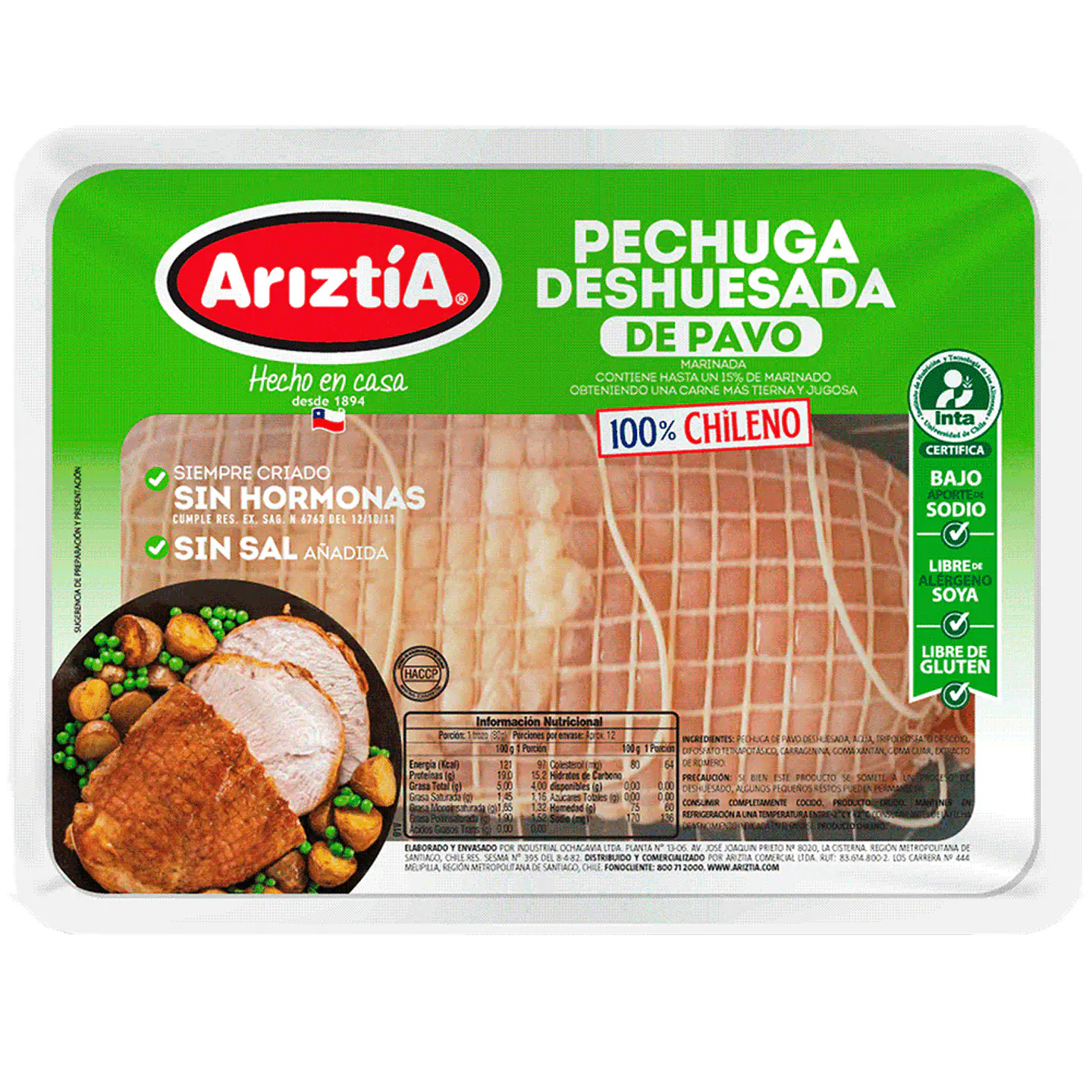 Boneless turkey breast in mesh kg 1