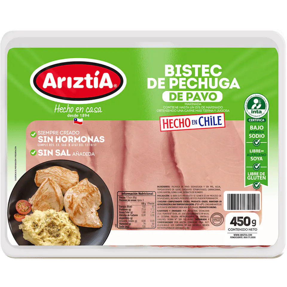 Turkey fillet steak 450 g 1