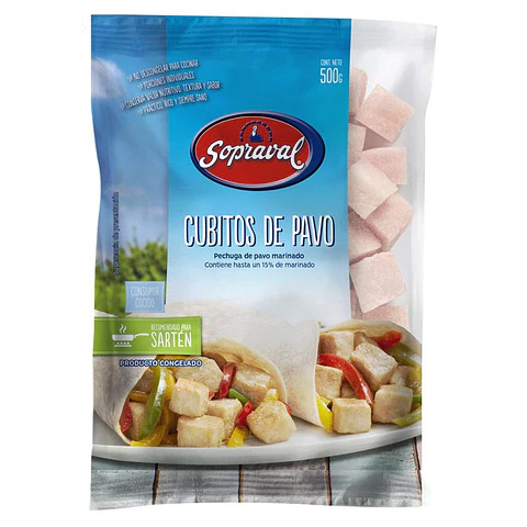 Turkey cubes 500 g
