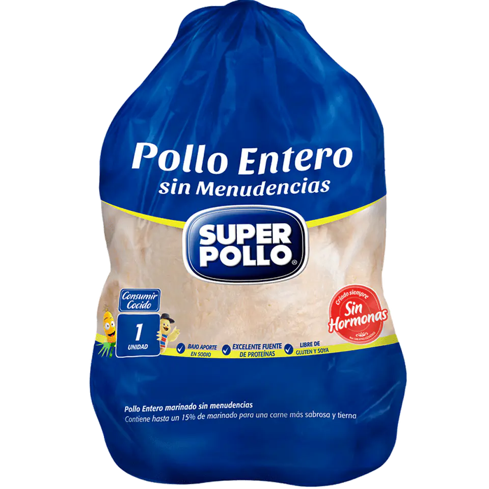 Frango inteiro fresco por unidade 1
