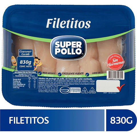Chicken fillets 830 g