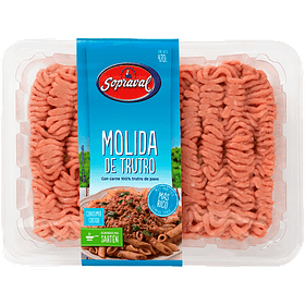 Molida de Tuto de Pavo 6% de grasa Sopraval 470 g