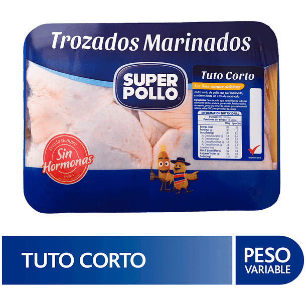 Frango cortado em pedaços 1 kg aprox 1