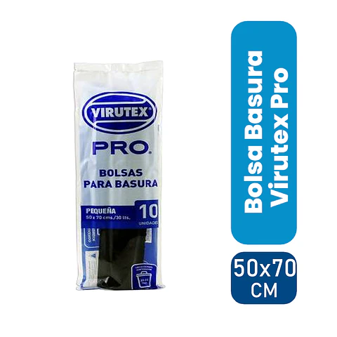 bolsa de basura  Virutex 50x70 - 10 un