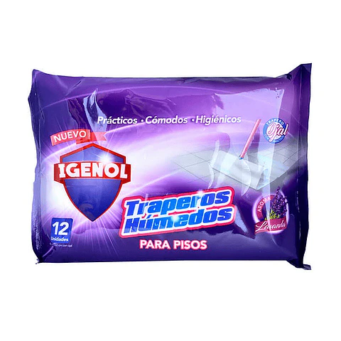 trapero humedo Igenol / lavanda - 12 un