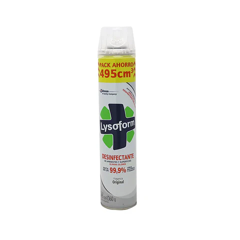 desinfectante aerosol lysoform 495 ml