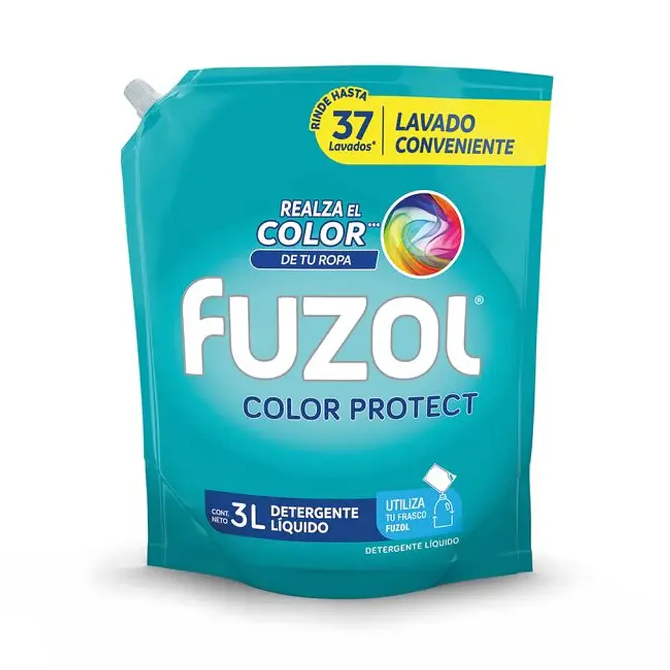 detergente liquido fuzol 3 lt 1