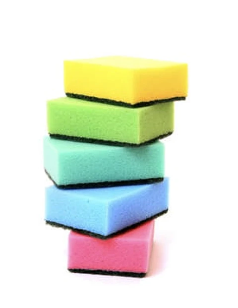 esponja color abrasiva - 10 un