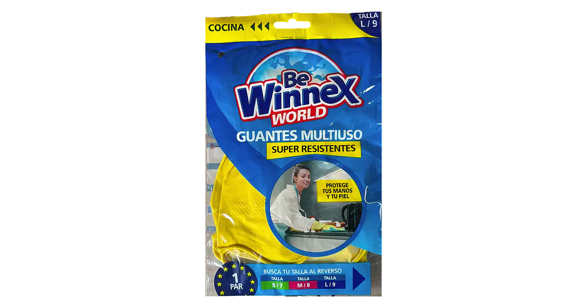 guante de limpieza winnex - 1 par