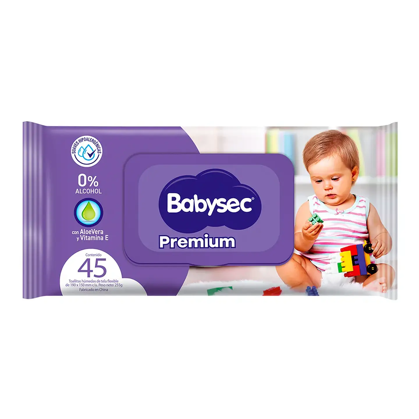 toalla de bebé babysec - 45 un 1