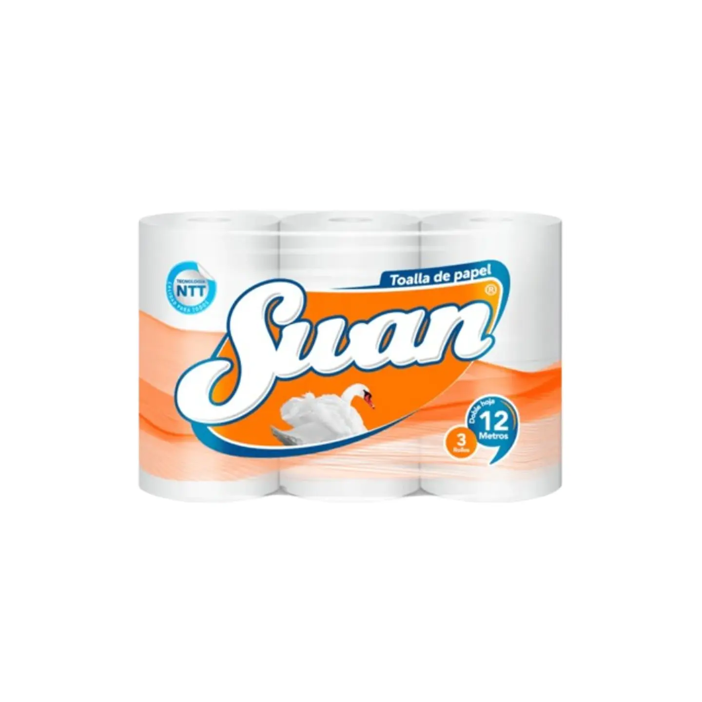 toalla swan 12 mt x 3 un 1