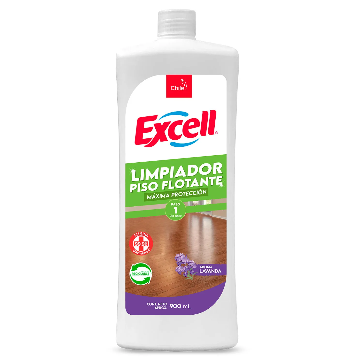 LIMPIADOR PISO FLOTANTE EXCELL 900 CC - frutos del bosque
