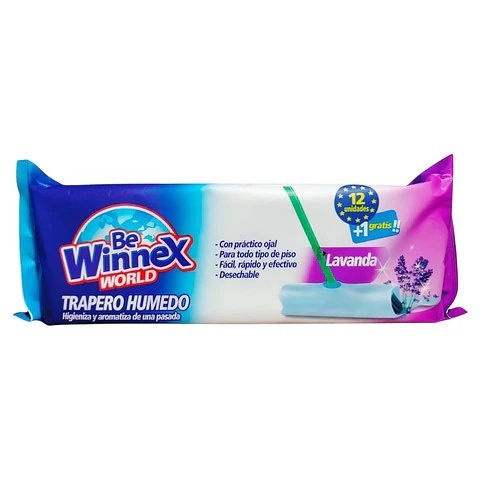 trapero humedo winnex - 12 un