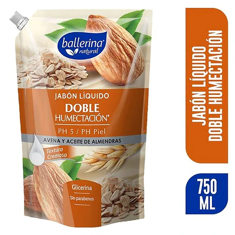 jabón liquido ballerina 750 ml