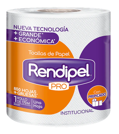 Toalla de papel Rendipel 170 mts. 