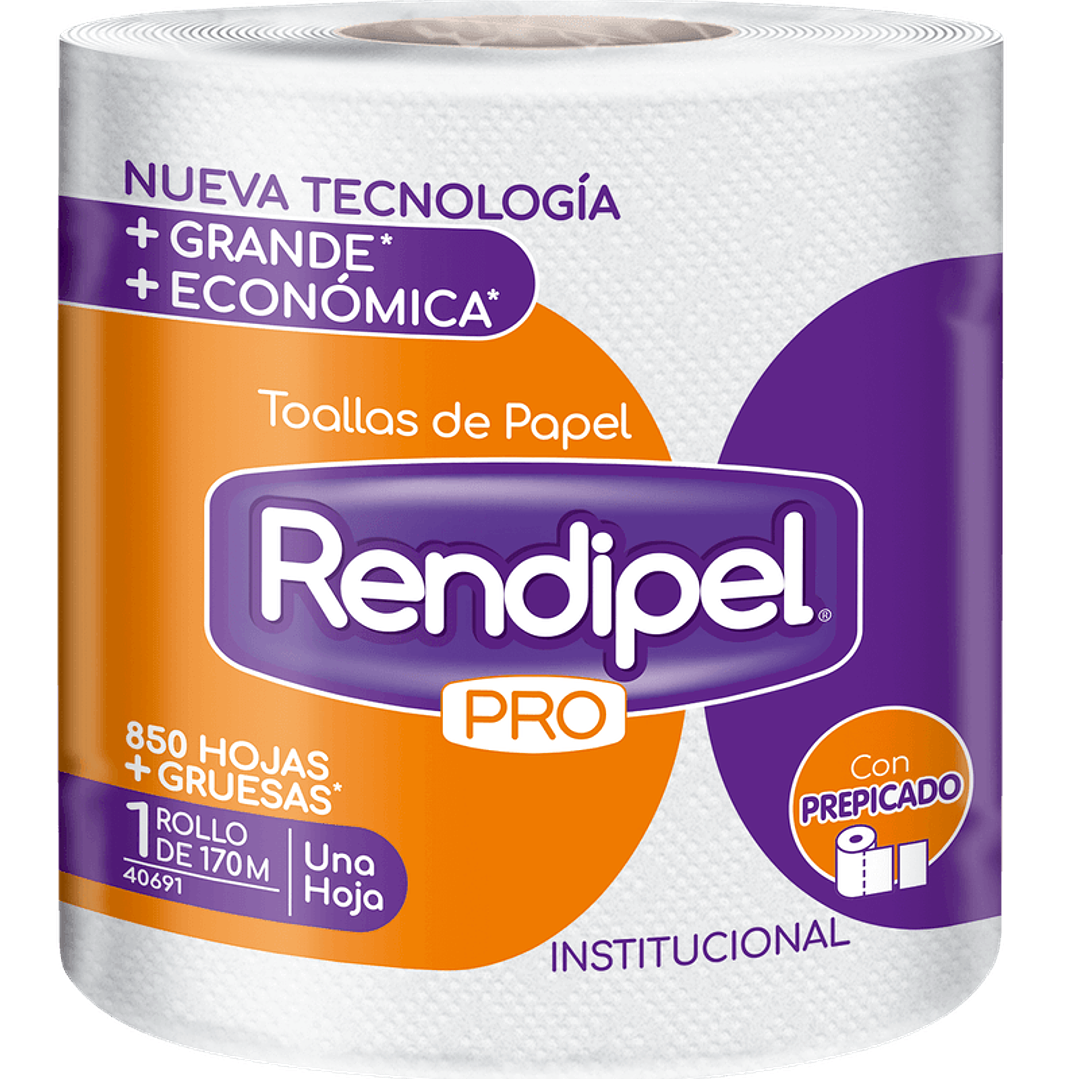 Toalla de papel Rendipel 170 mts.  1