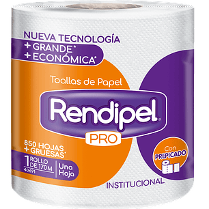 Toalla de papel Rendipel 170 mts. 