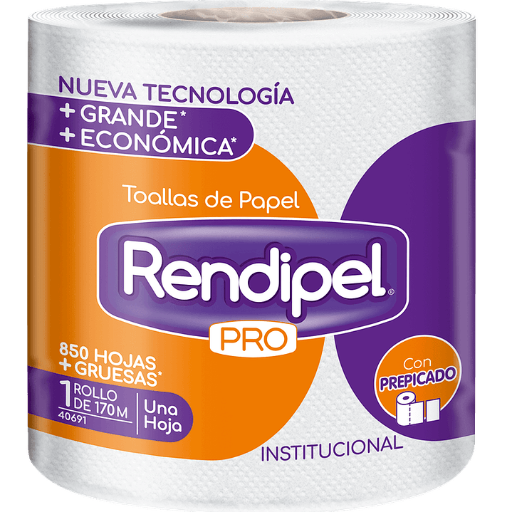 Toalla de papel Rendipel 170 mts.  1