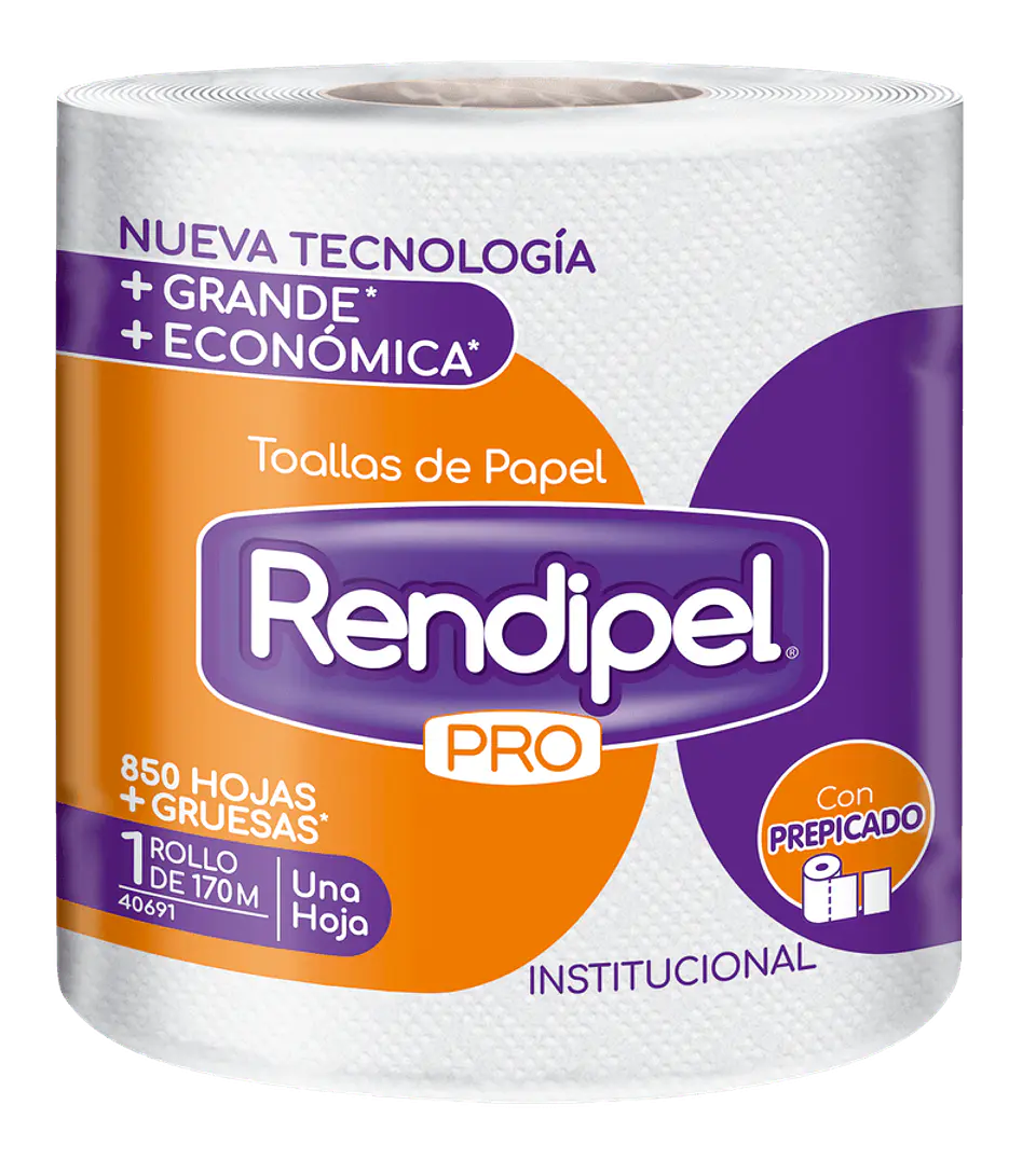 Toalla de papel Rendipel 170 mts.  1