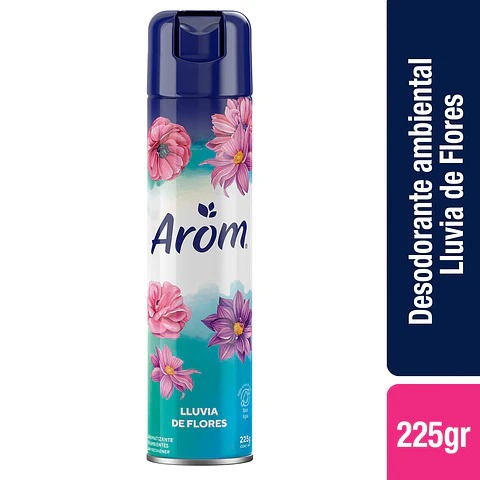 Desodorante ambiental Arom lluvia de flores 225gr 