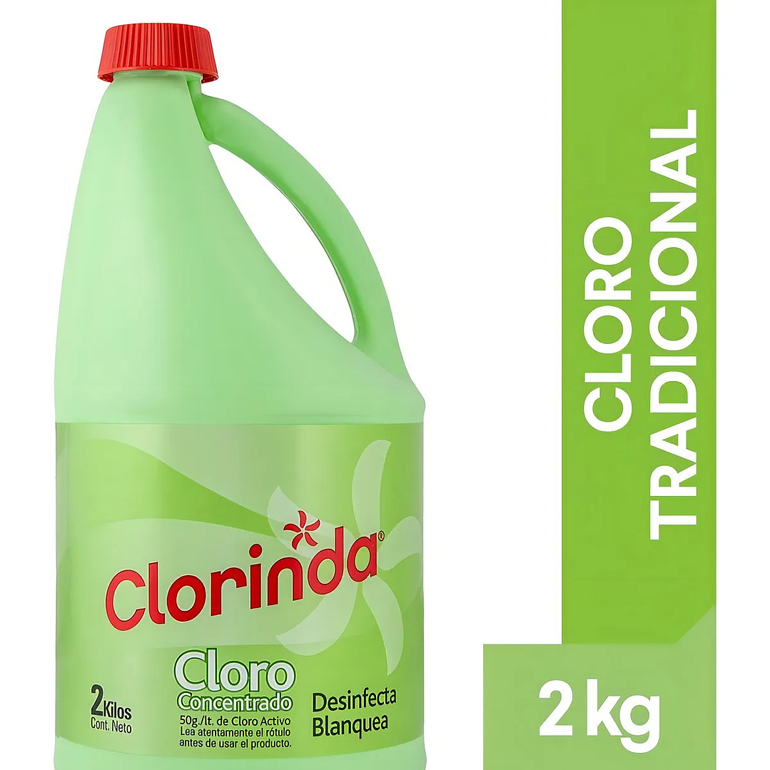 Clorinda 2 lts. Cloro tradicional  1
